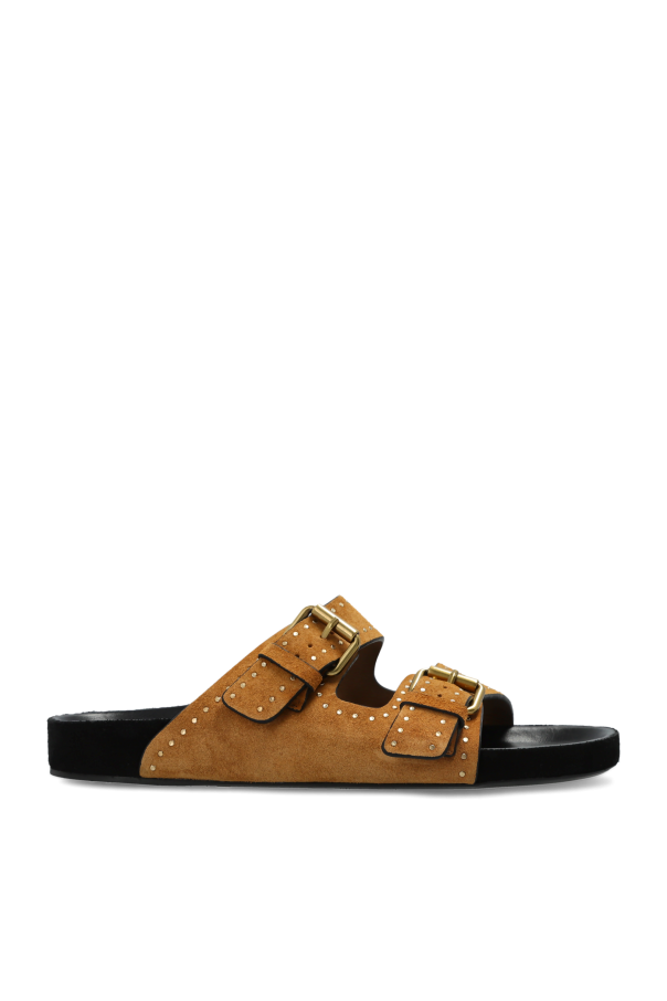 Suede slides `Lennyo` od Isabel Marant