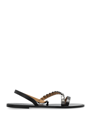 ‘cymbal’ leather sandals od Isabel Marant