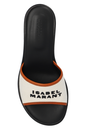 Isabel Marant ‘Logo’ heeled mules