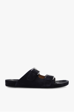 ‘lekson’ suede slides od Isabel Marant