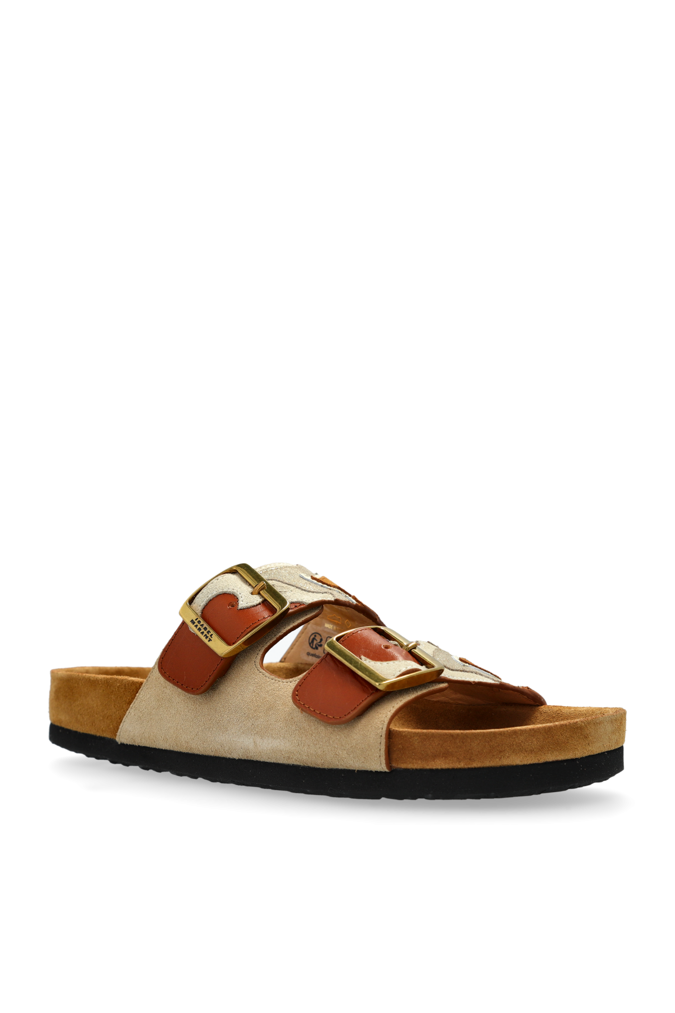 lelik Beige Leather slides Lelik Isabel Marant - Vitkac Italy