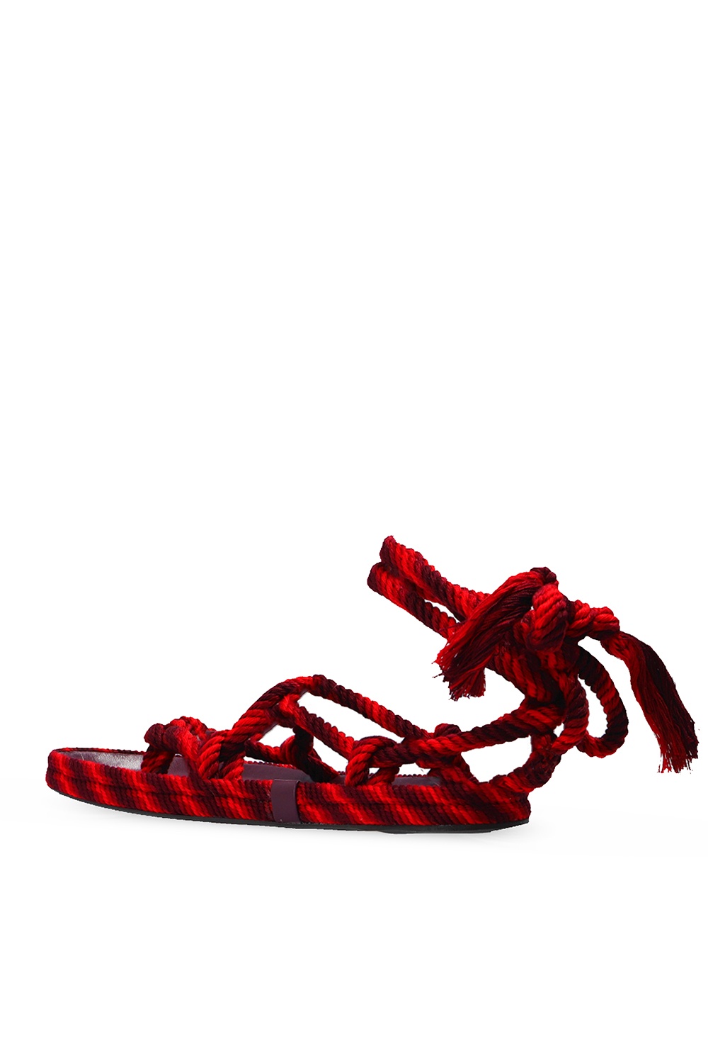 red rope sandals