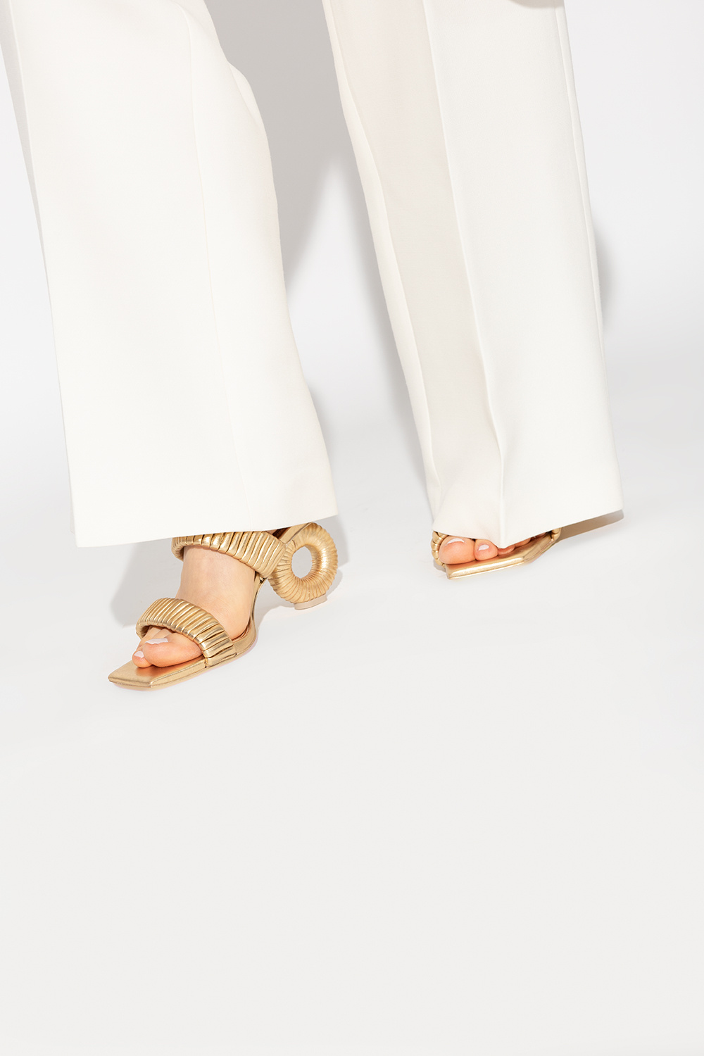 Cult Gaia Mules on decorative heel