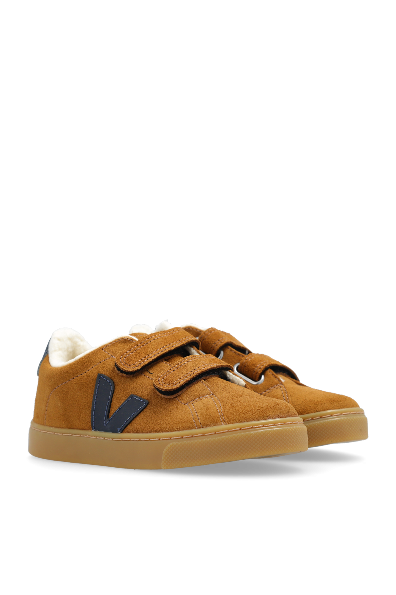 Veja Kids ‘Carmel Nautico’ suede sneakers