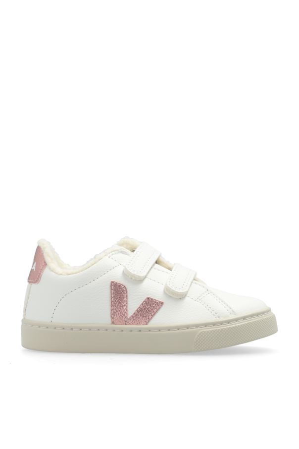 Veja Kids ‘Extra White Nacre’ leather sneakers