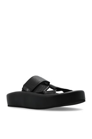 Kenzo Kids logo-print high-top sneakers Platform Sandals
