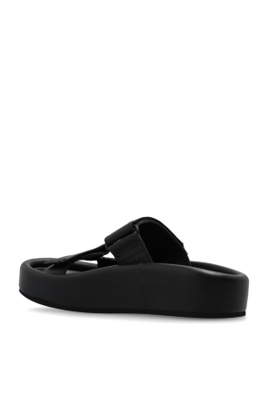 HUGO Boots 'Helena' nero Platform sandals