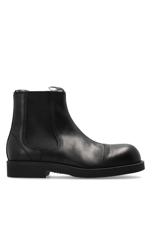Leather ankle boots