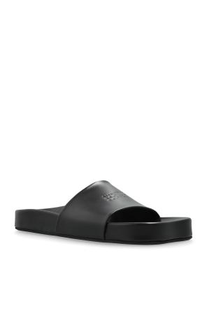 MM6 Maison Margiela Leather slides
