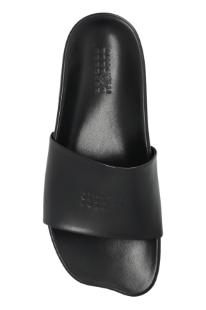 MM6 Maison Margiela Leather slides