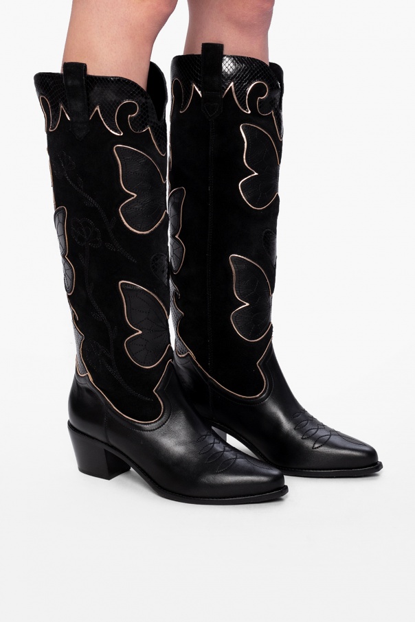 Sophia Webster ‘Shelby’ heeled knee-high boots