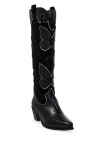 Sophia Webster BLACK ‘Shelby’ heeled knee-high boots