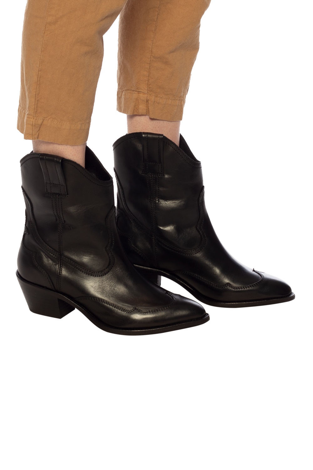 AllSaints ‘Shira’ heeled cowboy boots