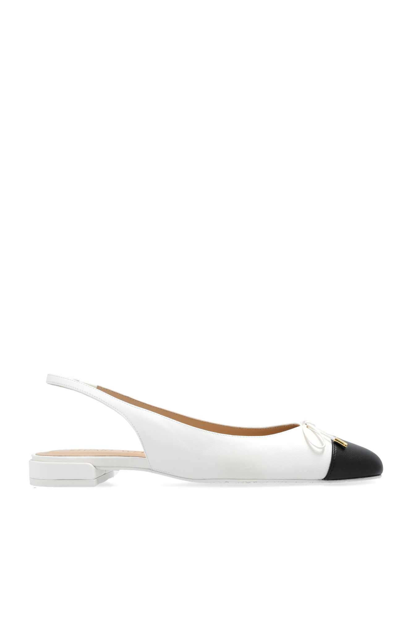 Stuart Weitzman ‘Sleek Bow’ slingback flat shoes