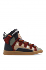 These light-brown hi-top sneakers from