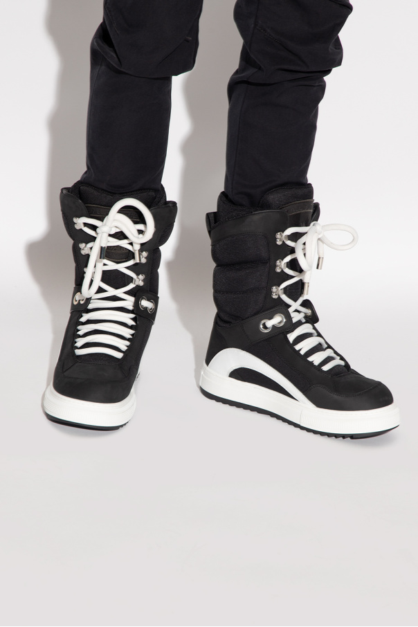 Dsquared2 'Alexander McQueen low-top metallic-heel sneakers White