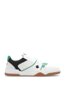 Lacoste Sideline Vita och gröna sneakers