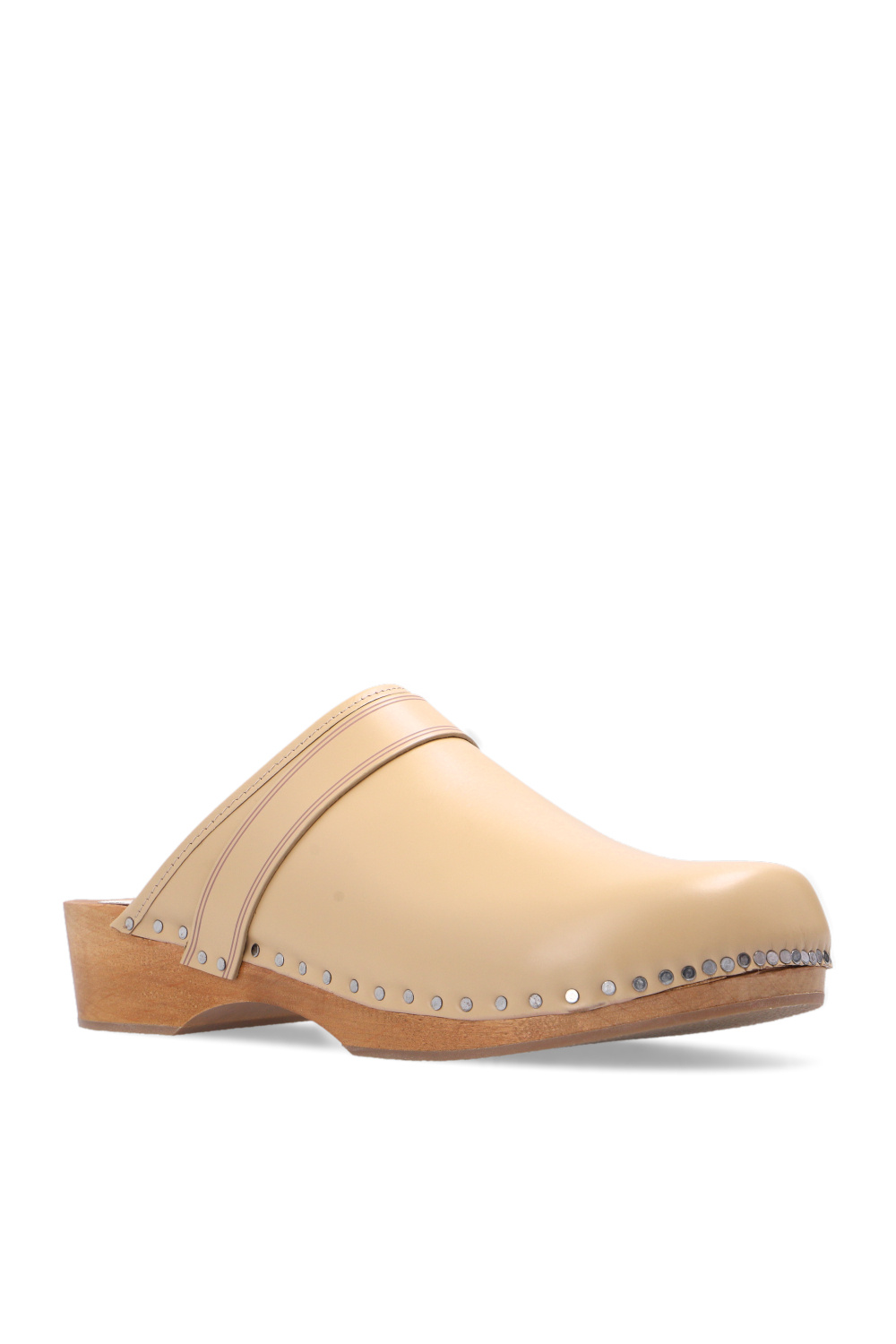 Thalie leather clogs