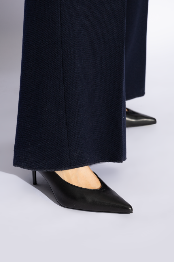 Max Mara Leather heeled shoes