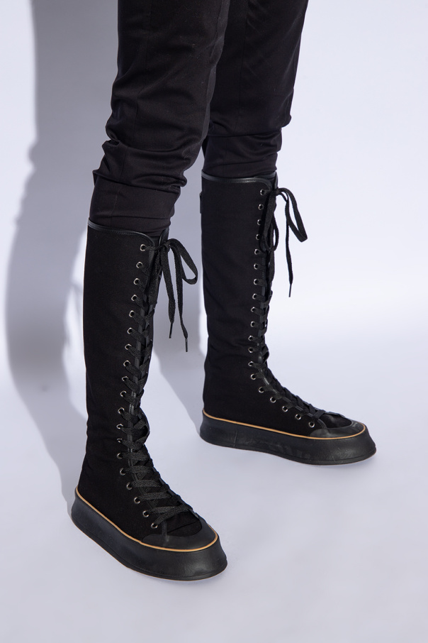 Max Mara Lace-up boots