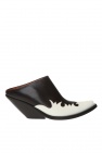 VETEMENTS BLACK ‘Kick-Ass Texan’ heeled mules