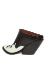 VETEMENTS BLACK ‘Kick-Ass Texan’ heeled mules