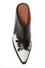 VETEMENTS BLACK ‘Kick-Ass Texan’ heeled mules