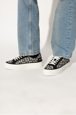 Sneakers with monogram od GCDS