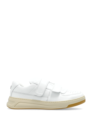 Leather sports shoes