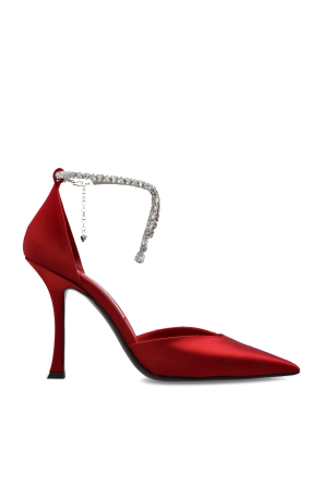 'Satin high-heeled shoes 