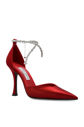 Jimmy Choo Satinschuhe mit Absatz „Stevie“