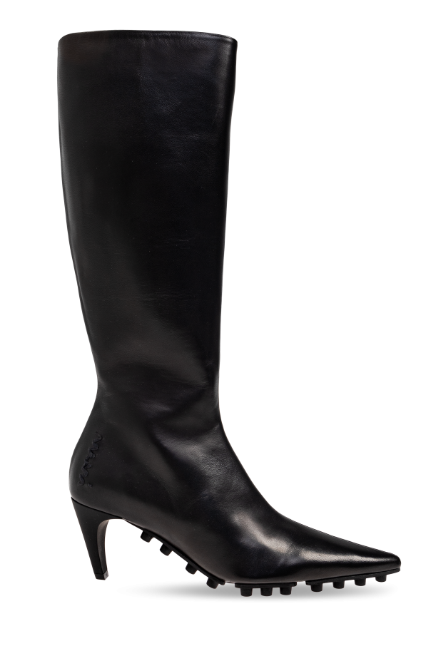 Marni Leather heeled boots