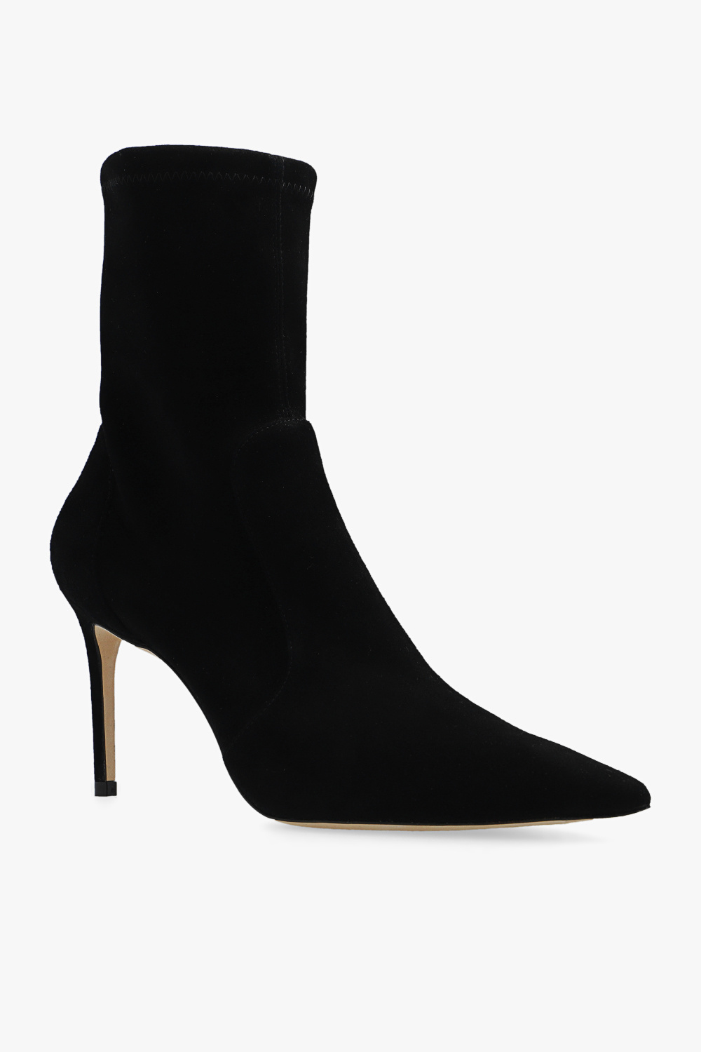 Stuart Weitzman ‘Stuart’ suede heeled ankle boots