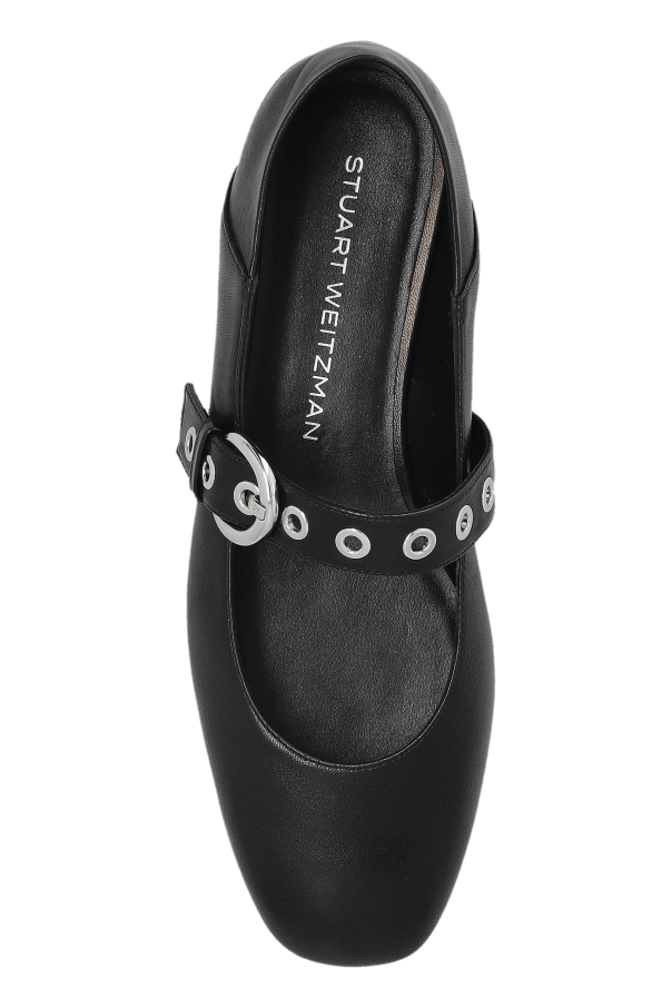 Czarny Baleriny `Mary Jane` Stuart Weitzman - Vitkac Polska