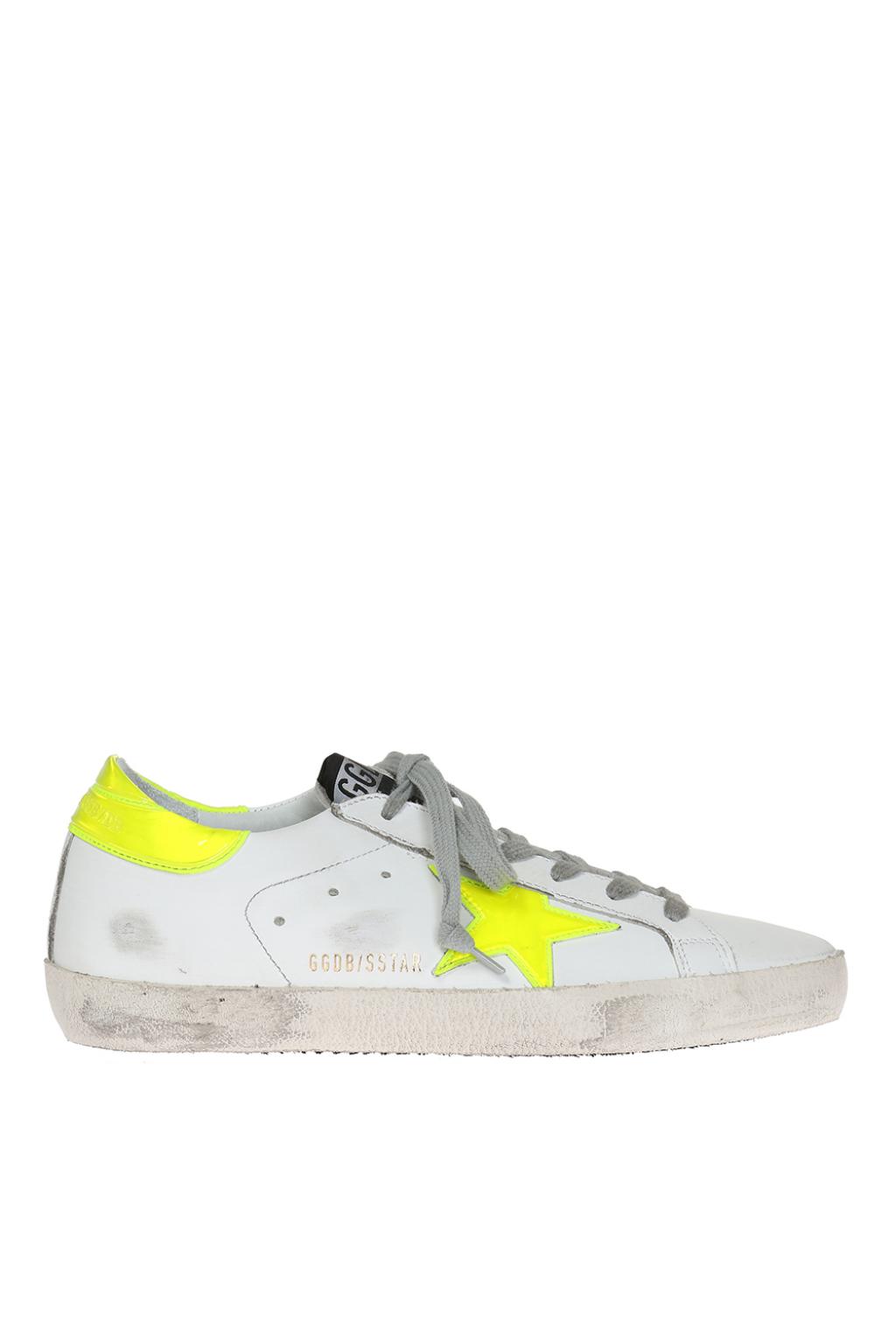 golden goose neon yellow