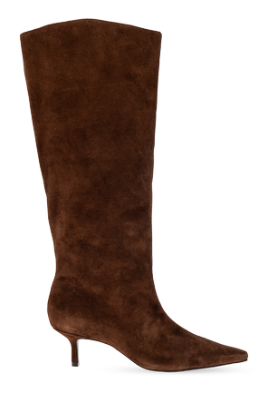 Wildleder-Stiefel mit Absatz ‘Sutton’
