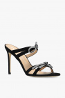 Stuart Weitzman ‘SW Bow’ leather mules