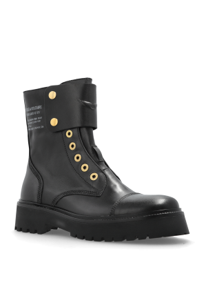 Zadig & Voltaire Leather ankle boots ‘Joe Fast’