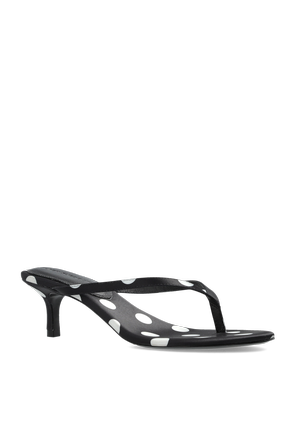 BLACK SUEDE STUDIO ‘Tash 50’ heeled mules