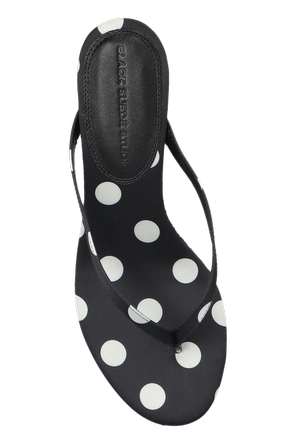 BLACK SUEDE STUDIO ‘Tash 50’ heeled mules