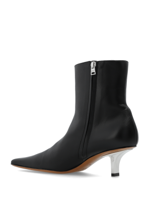 Marni Leather heeled ankle boots