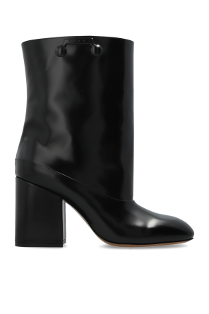 Leather ankle boots with heels od Marni