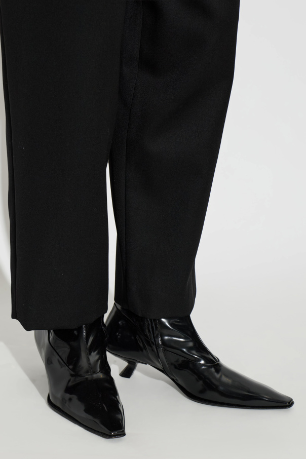 Marni Botins de couro de salto
