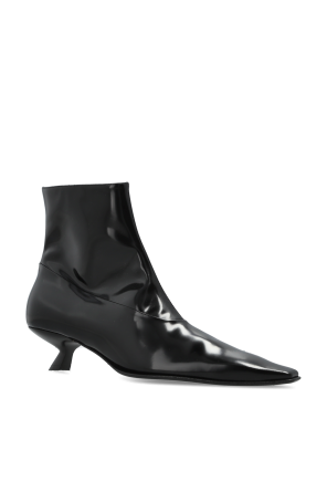 Marni Botins de couro de salto