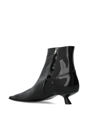 Marni Botins de couro de salto