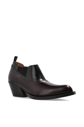Marni Leather Heeled Ankle Boots