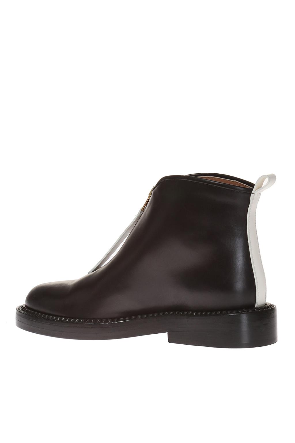 marni leather ankle boots