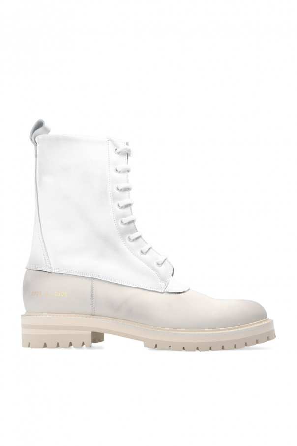 Common Projects ‘Technical’ boots with vintage effect