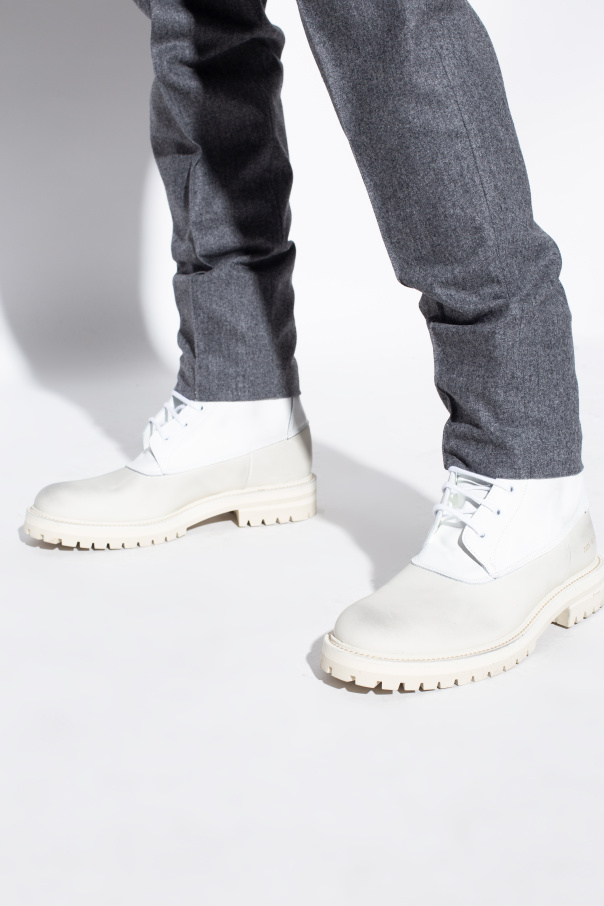 Common Projects ‘Technical’ boots with vintage effect