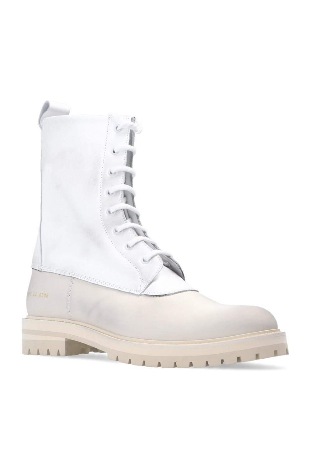 Common Projects ‘Technical’ boots with vintage effect